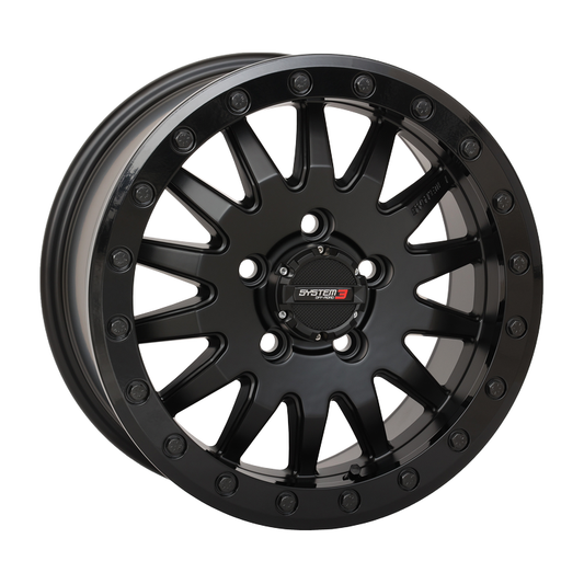 Can Am Maverick R SB-8 Beadlock Wheel (Matte Black) (15x10)