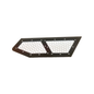 Vented Honda Talon Lower Doors by AJK Offroad Back of Vent Door in Silver Color