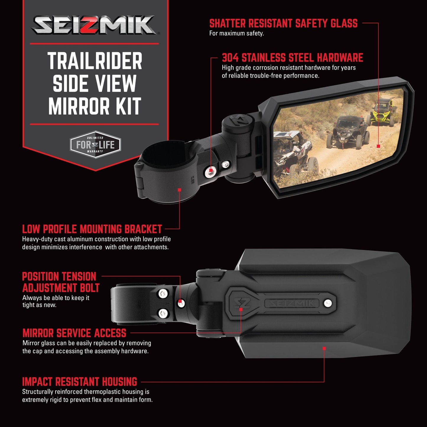 TrailRider Side View Mirrors