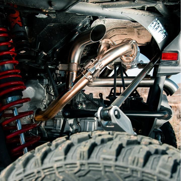 Can Am Maverick R Sidepiece Valved Head Pipe