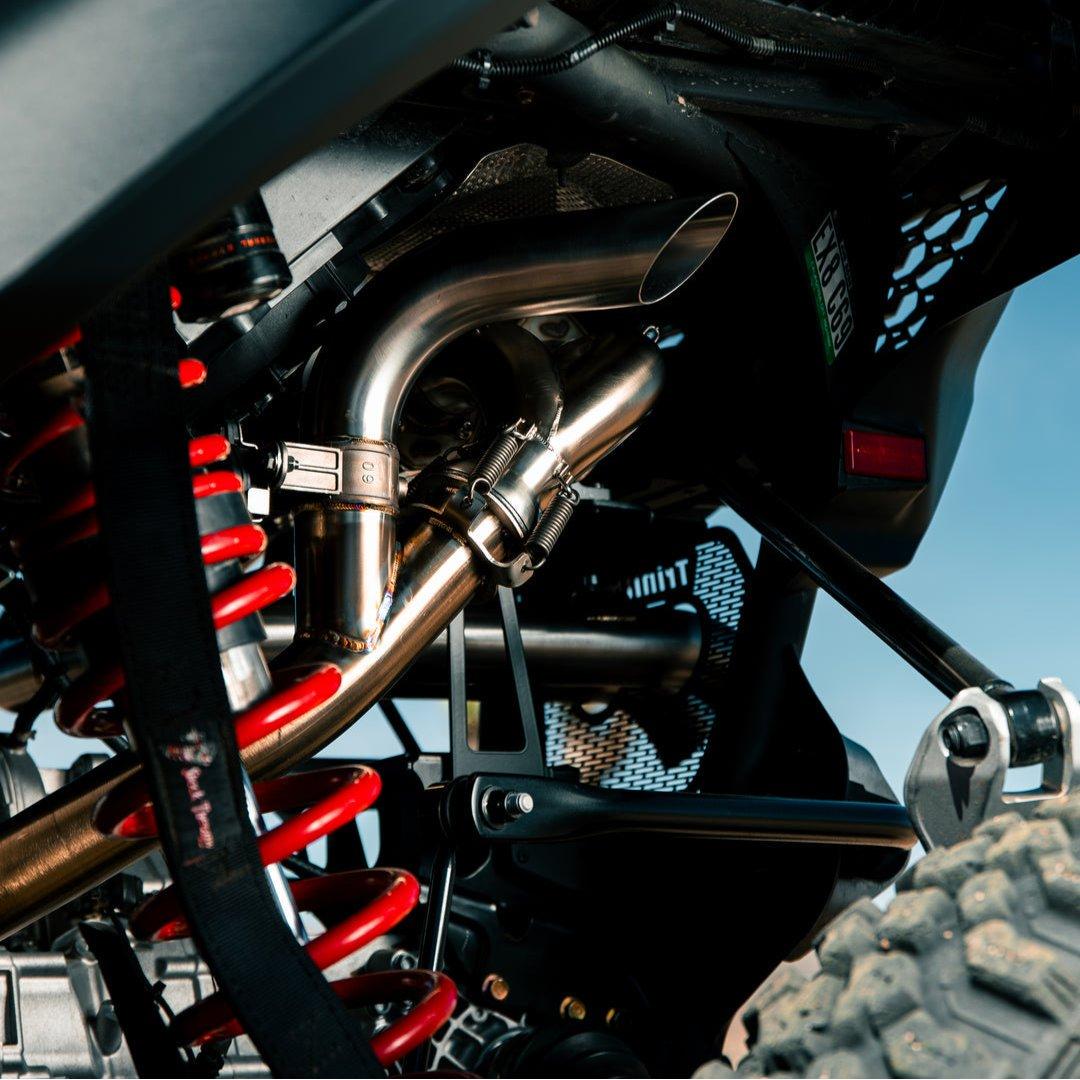 Can Am Maverick R Sidepiece Valved Head Pipe