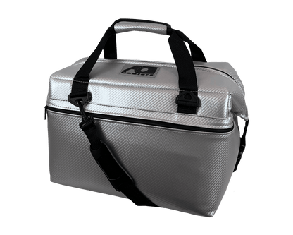 USA MADE Silver Carbon Cooler