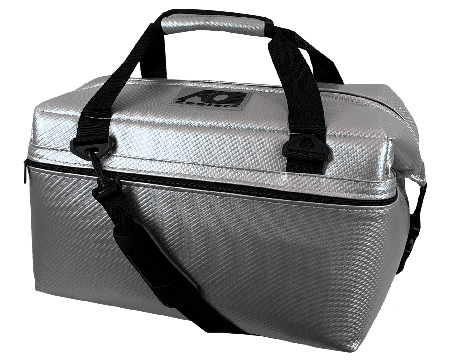 USA MADE Silver Carbon Cooler