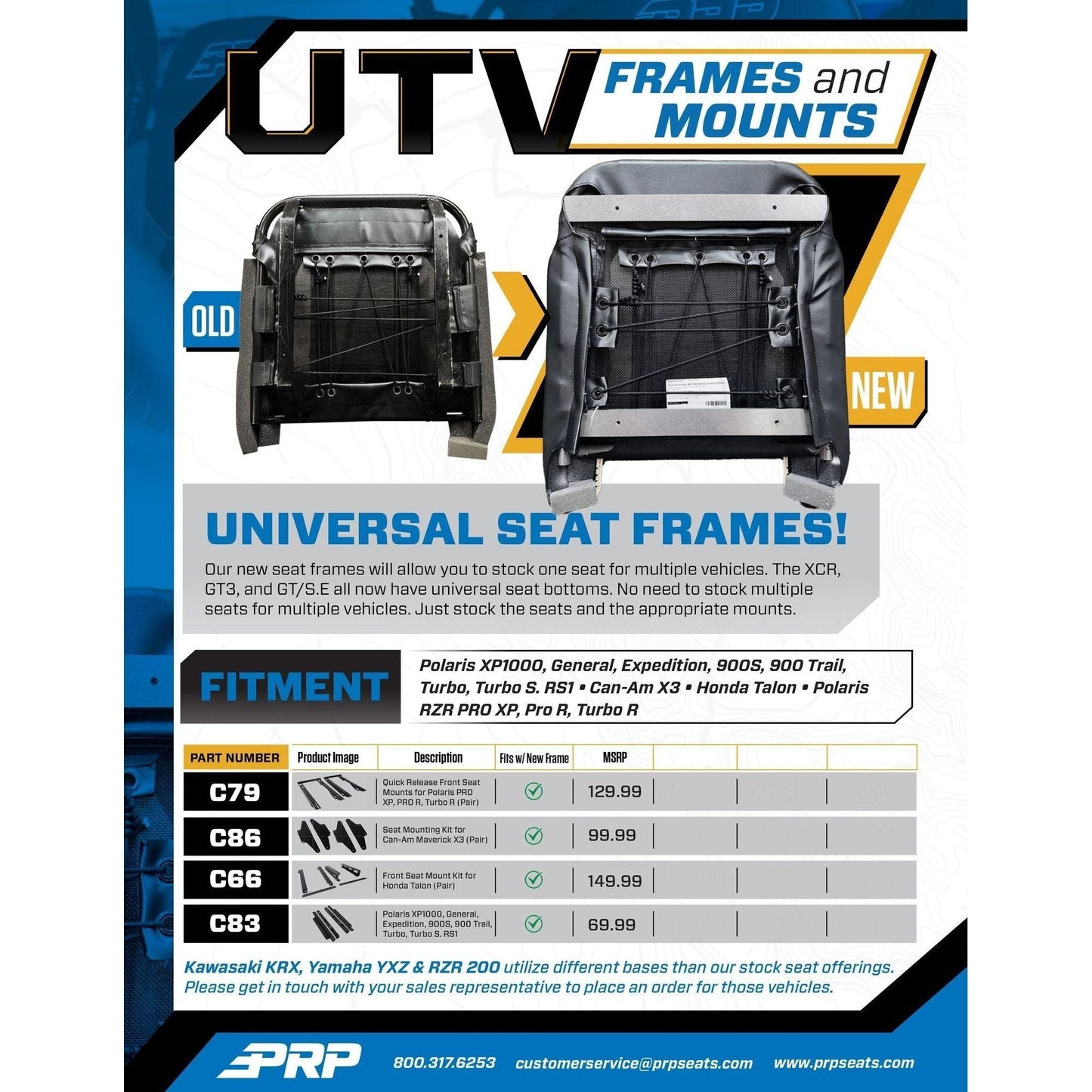 GT/S.E. UTV Suspension Seat