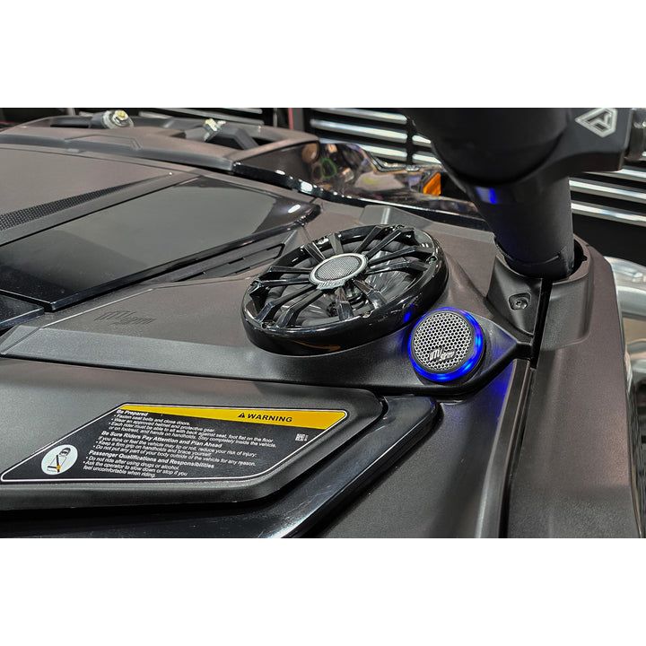 Can Am Maverick R 6.5" Dash Panel Speaker Mounts