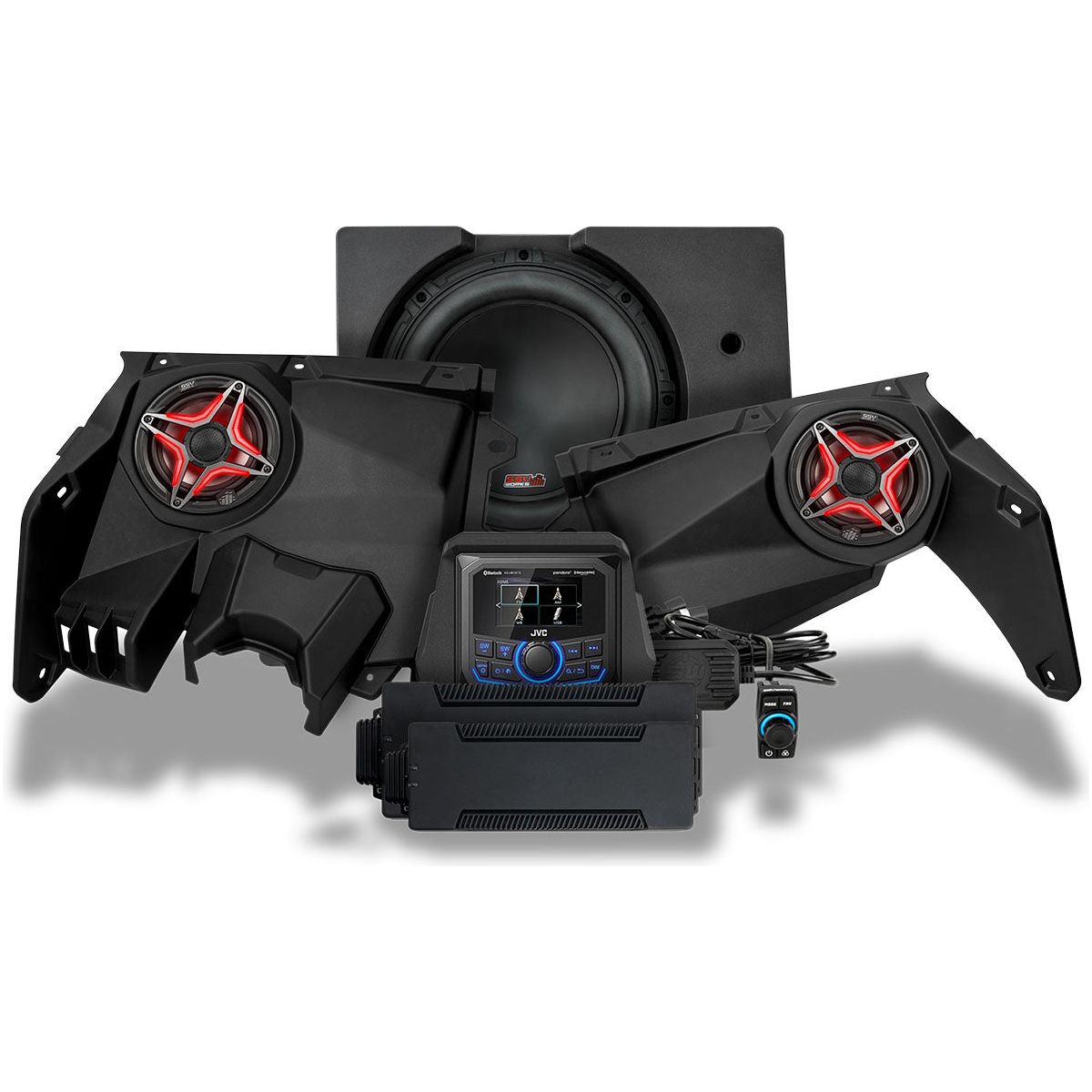 Can Am X3 V-Spec 3 Speaker Plug-and-Play System with JVC