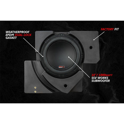 Can Am X3 V-Spec 3 Speaker Plug-and-Play System with JVC