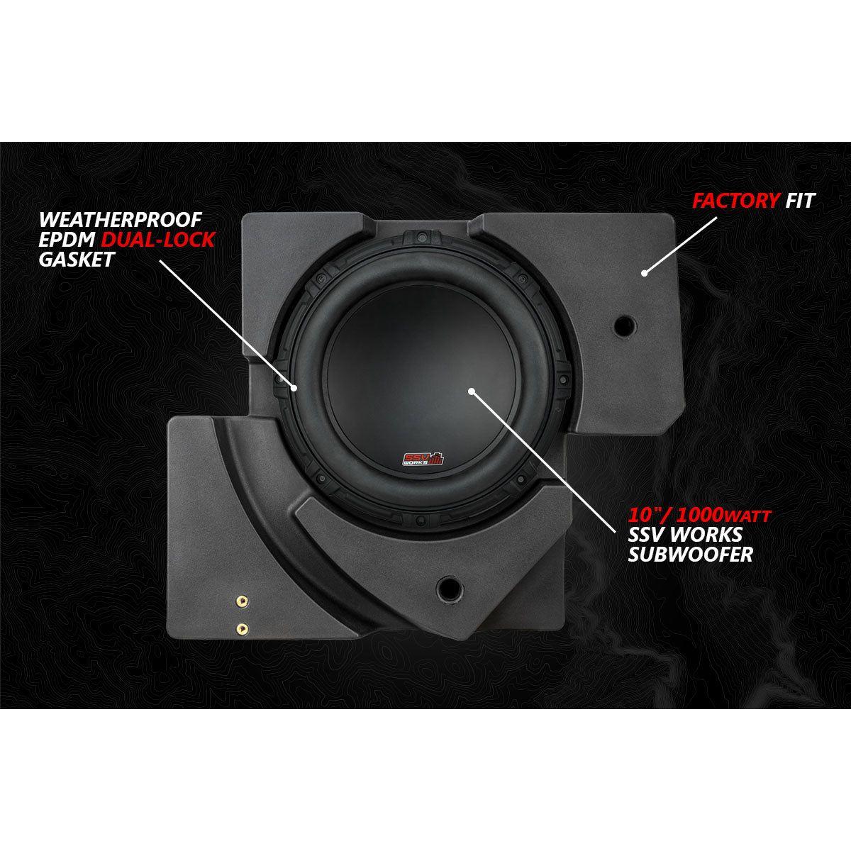 Can Am X3 K-Spec 6 Speaker Plug-and-Play System with JVC