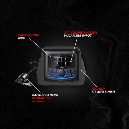 Can Am X3 A-Spec 4 Speaker Plug-and-Play System with JVC