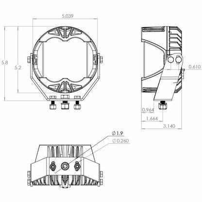 LP4 Pro LED Light Pods (Pair)