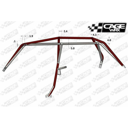 Polaris RZR 4 (2014-2018) Raw Unassembled Baja Spec Cage Kit