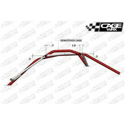 Can Am X3 Raw Unassembled Super Shorty Cage Kit