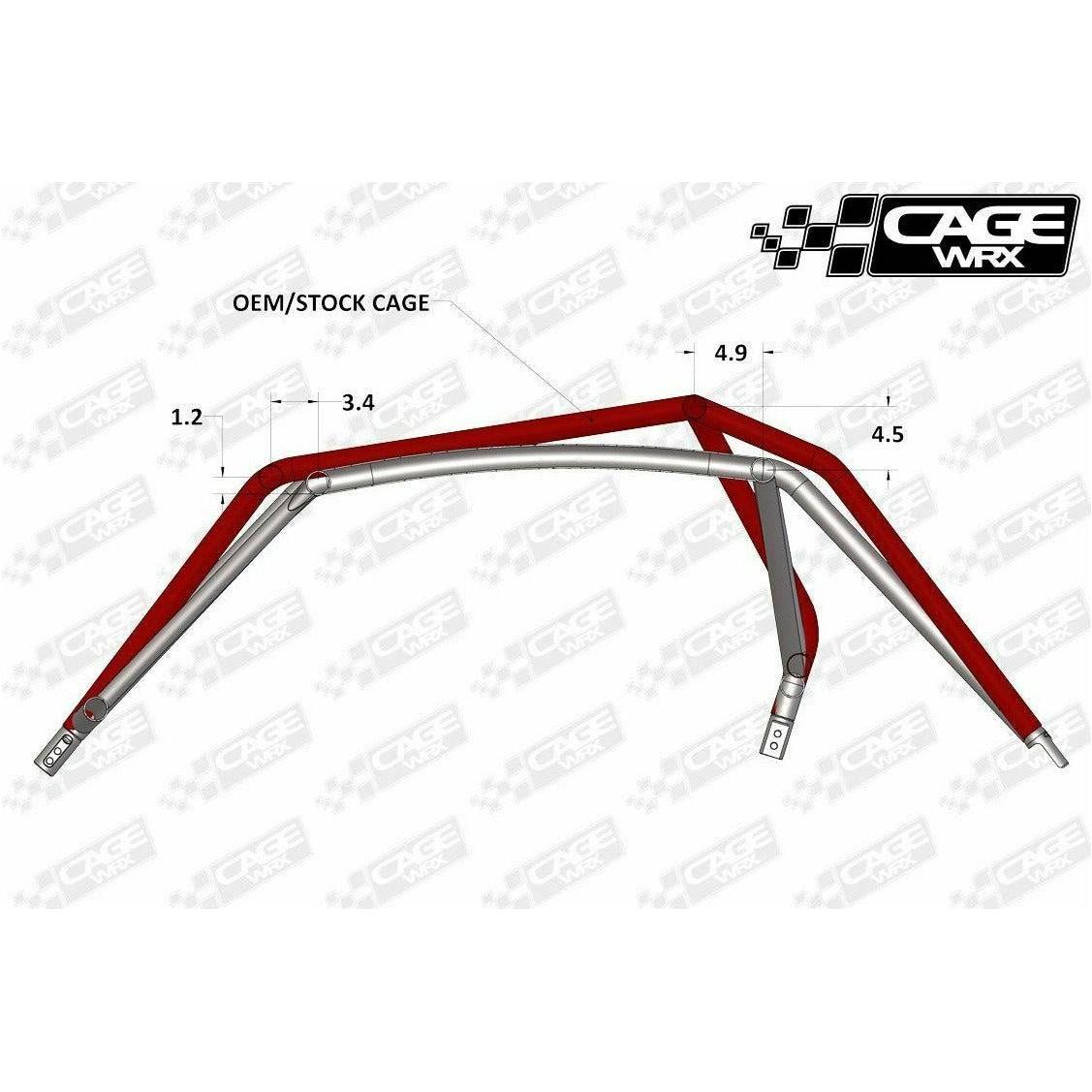 Polaris RZR (2019-2023) Raw Unassembled Competition Cage Kit