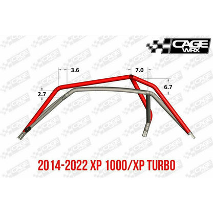 Polaris RZR (2019-2023) Raw Unassembled Super Shorty Cage Kit