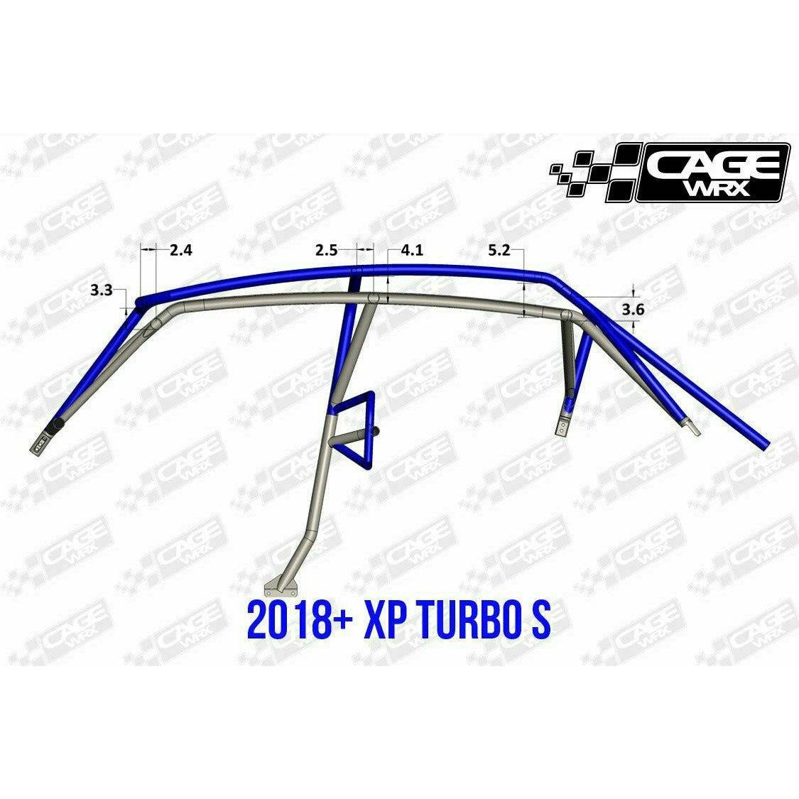Polaris RZR 4 (2019-2023) Raw Assembled Super Shorty Cage with Roof