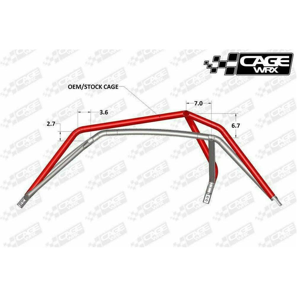 Polaris RZR (2014-2018) Raw Assembled Super Shorty Cage with Roof