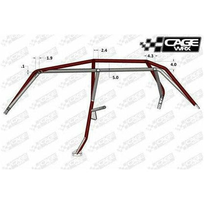 Polaris RZR 4 (2019-2023) Raw Unassembled Baja Spec Cage Kit