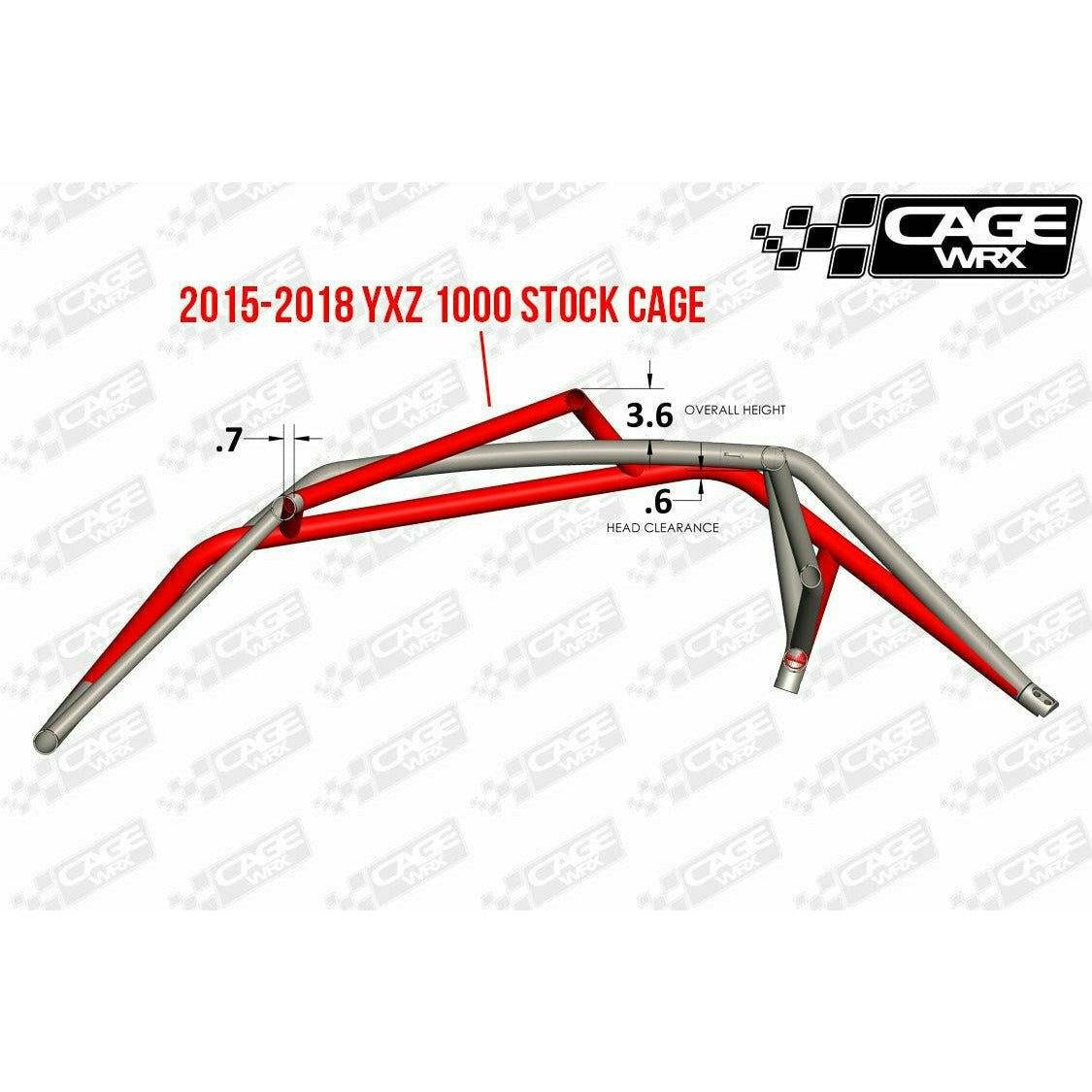 Yamaha YXZ 1000R Raw Unassembled Super Shorty Cage Kit
