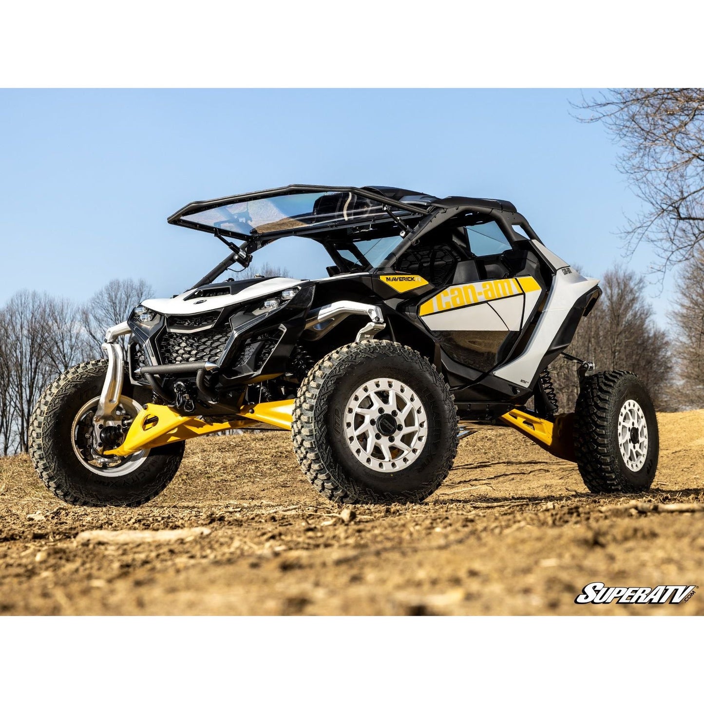 Can Am Maverick R Winch Mounting Plate