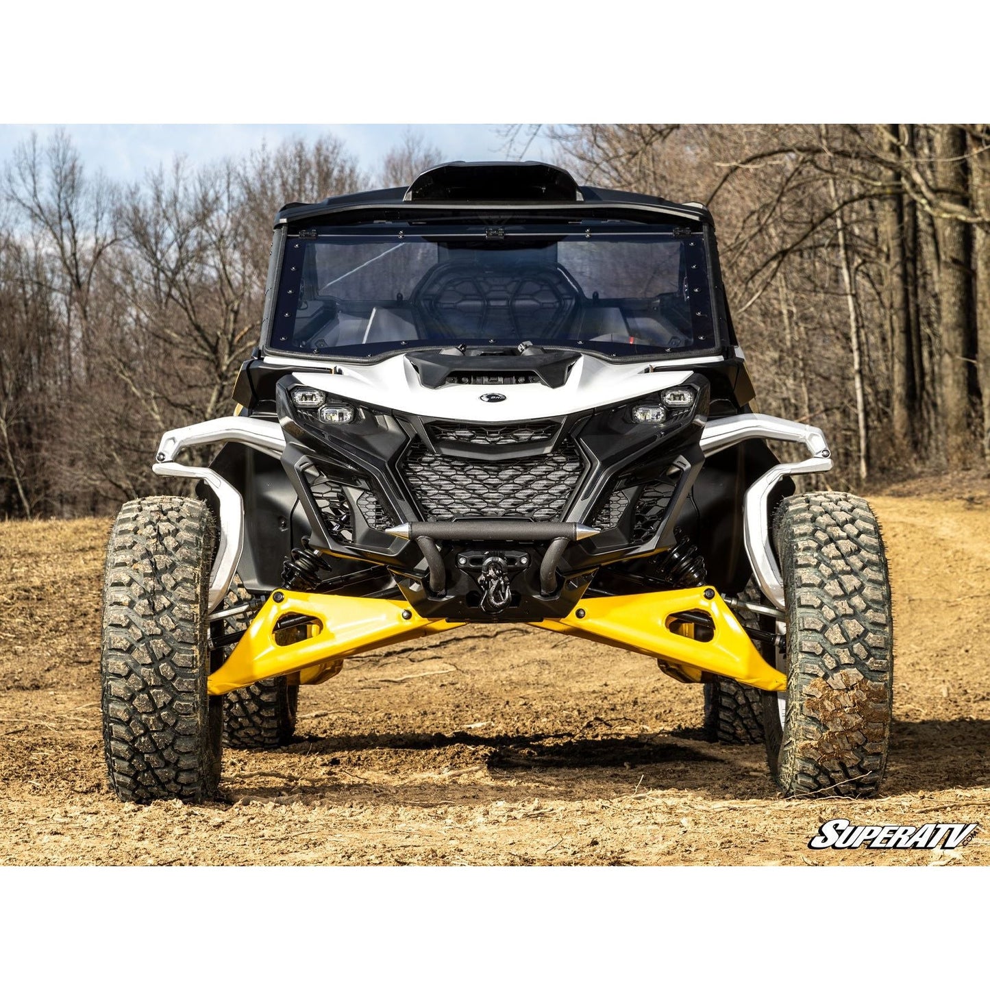 Can Am Maverick R Winch Mounting Plate