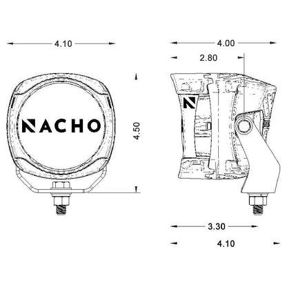 Quatro Off-Road LED Light Pods (Pair)