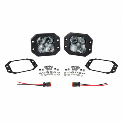 Stage Series 3" White Sport Flush Mount LED Pods (Pair)