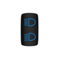 Hi/Lo Beam Rocker Switch (Blue)