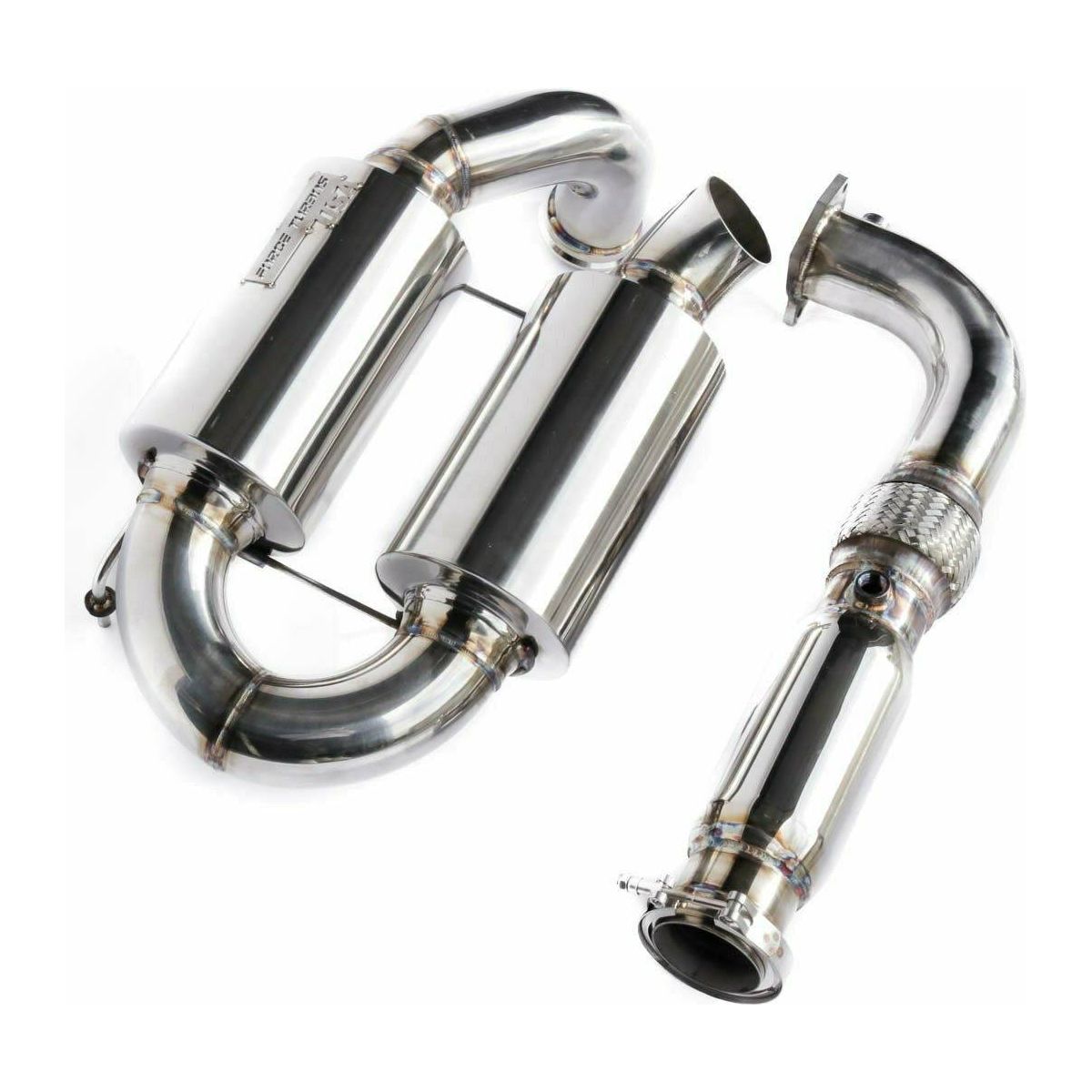 Polaris RZR 3" Full Turbo Back Exhaust