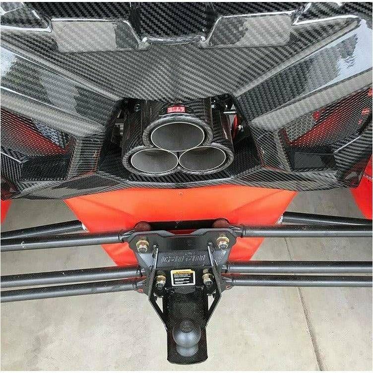 Can Am X3 Carbon Fiber Exhaust Surround / Rear Shroud
