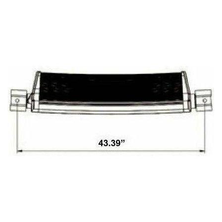Dual Row Curved LED Lightbar 42"