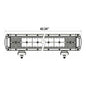 Dual Row High Output LED Lightbar 42"