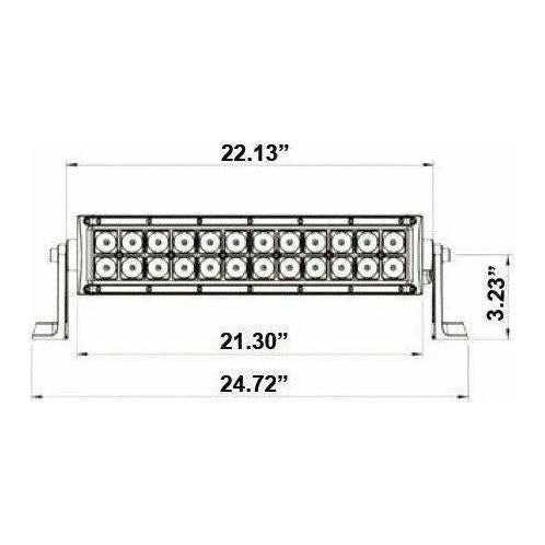 Dual Row LED Lightbar 22"