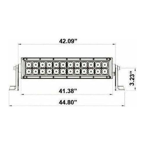 Dual Row LED Lightbar 42"