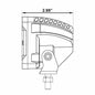 High Output Cube Flood Light 3" (Pair)