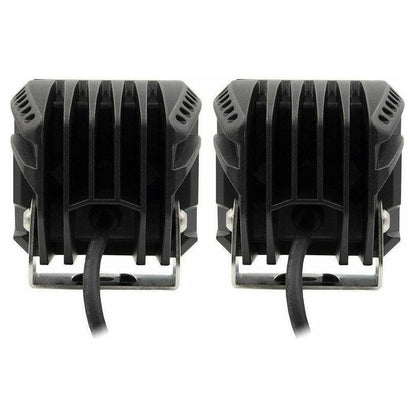 High Output Cube Spot Light 3" with Harness (Pair)