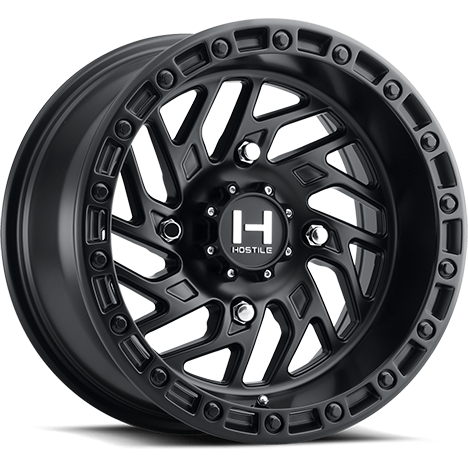 H116 Jigsaw UTV Wheel (Satin Black)