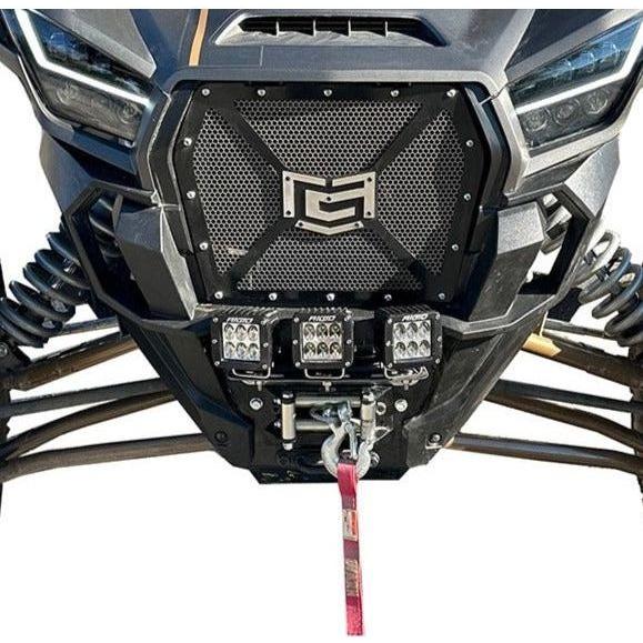 Kawasaki KRX Winch Mount Triple Light Pod Bracket