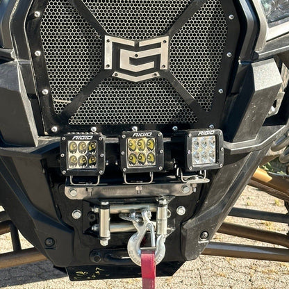 Kawasaki KRX Winch Mount Triple Light Pod Bracket