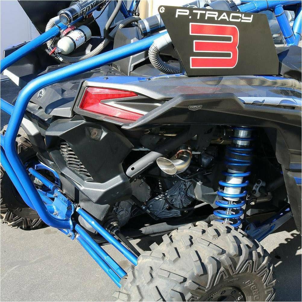 Can Am X3 "Shocker" Electric Side Dump Race Bypass Pipe