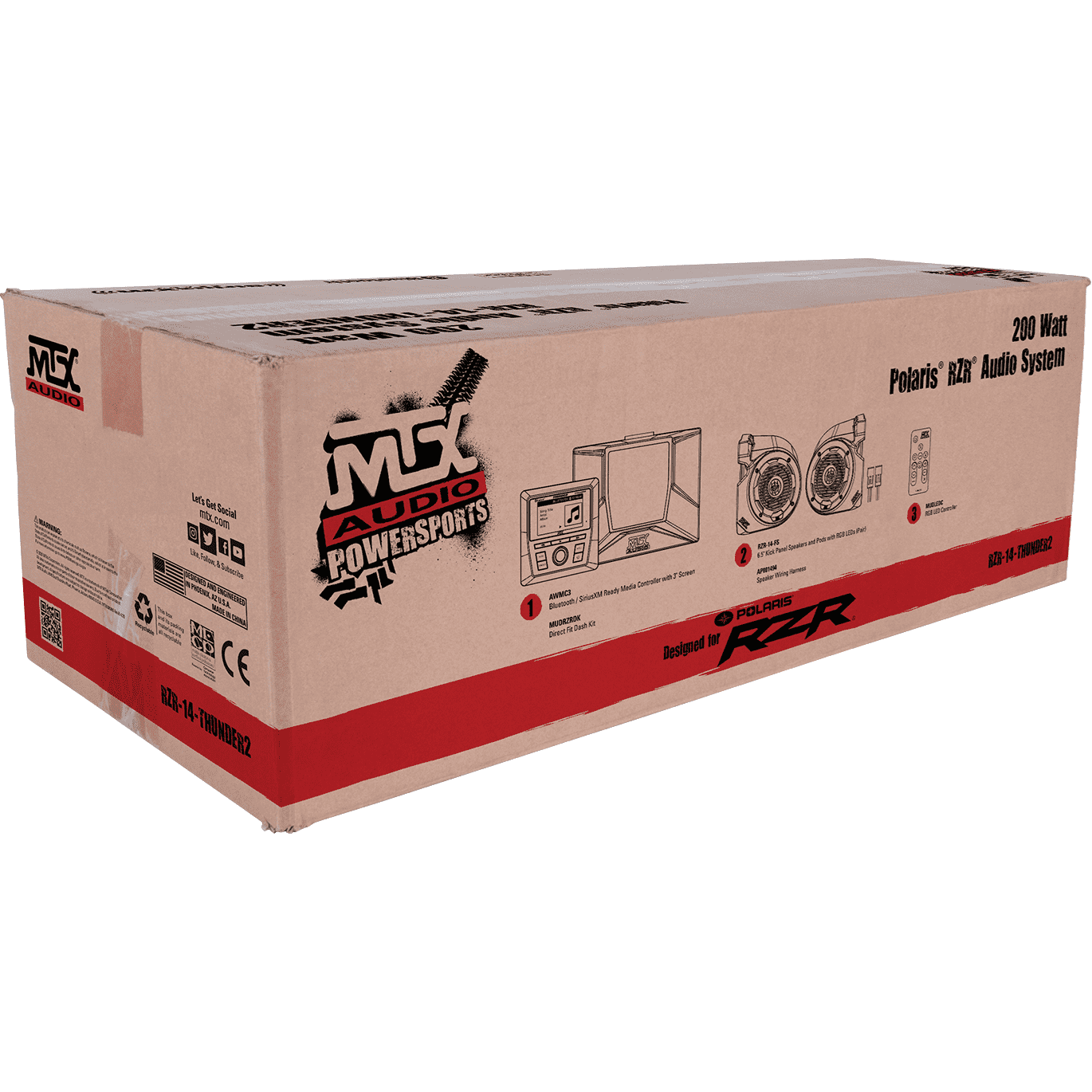 Polaris RZR Stage 2 Audio System