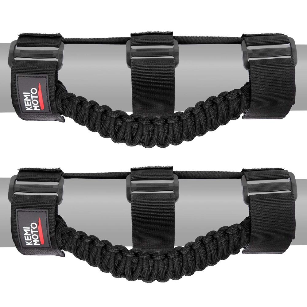 Kemimoto 1.5-2" Roll Bar UTV Universal Heavy-Duty Grips, Grab Handle
