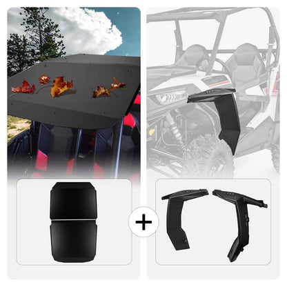 Kemimoto '14-'23 Polaris RZR XP 4 1000 Aluminum Roof & Fender Flares