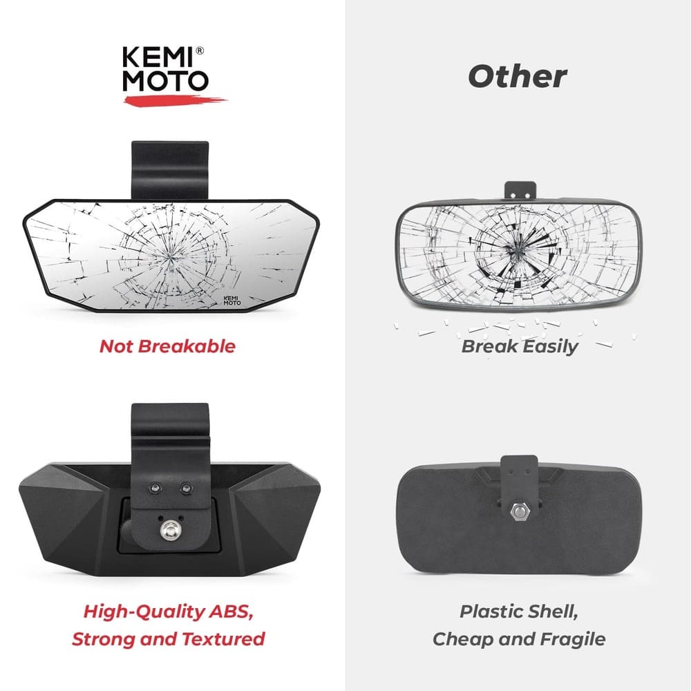 Kemimoto '15-'23 Polaris Ranger Rear View Mirror