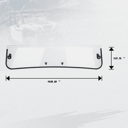 Kemimoto '16-'24 Polaris General Half Windshield