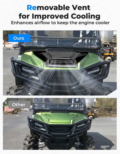 Kemimoto '16-'25 Honda Pioneer 1000 Sport Hood Scoop with Mesh