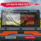 Kemimoto '17-'24 Polaris Ranger Tint Anti UV Rear Windshield