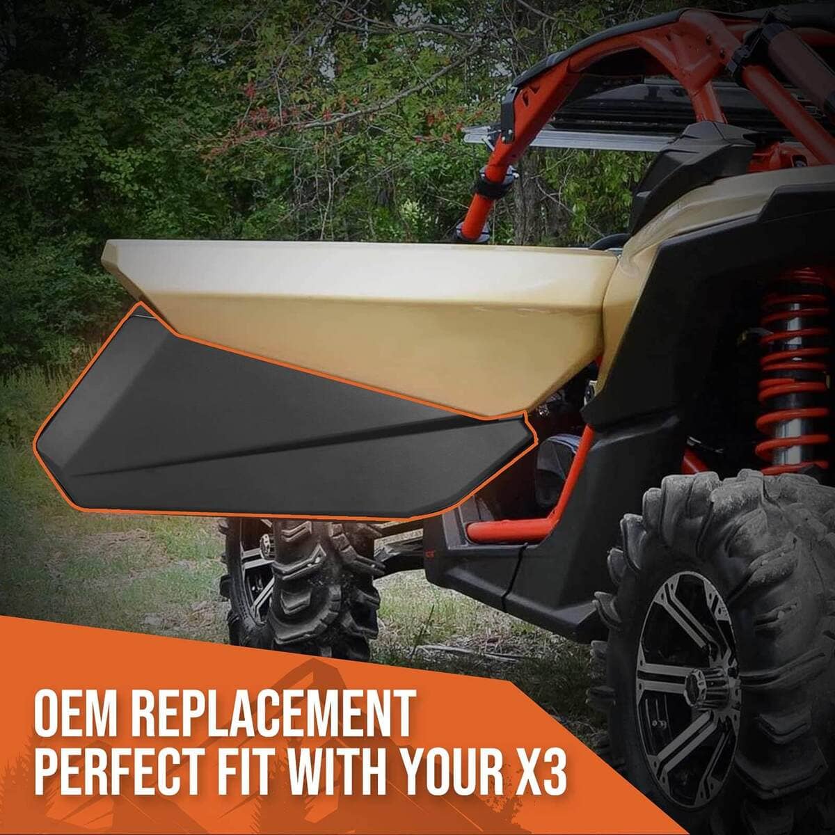 Kemimoto '17+ Can-Am Maverick X3 Flip Windshield & Lower Doors