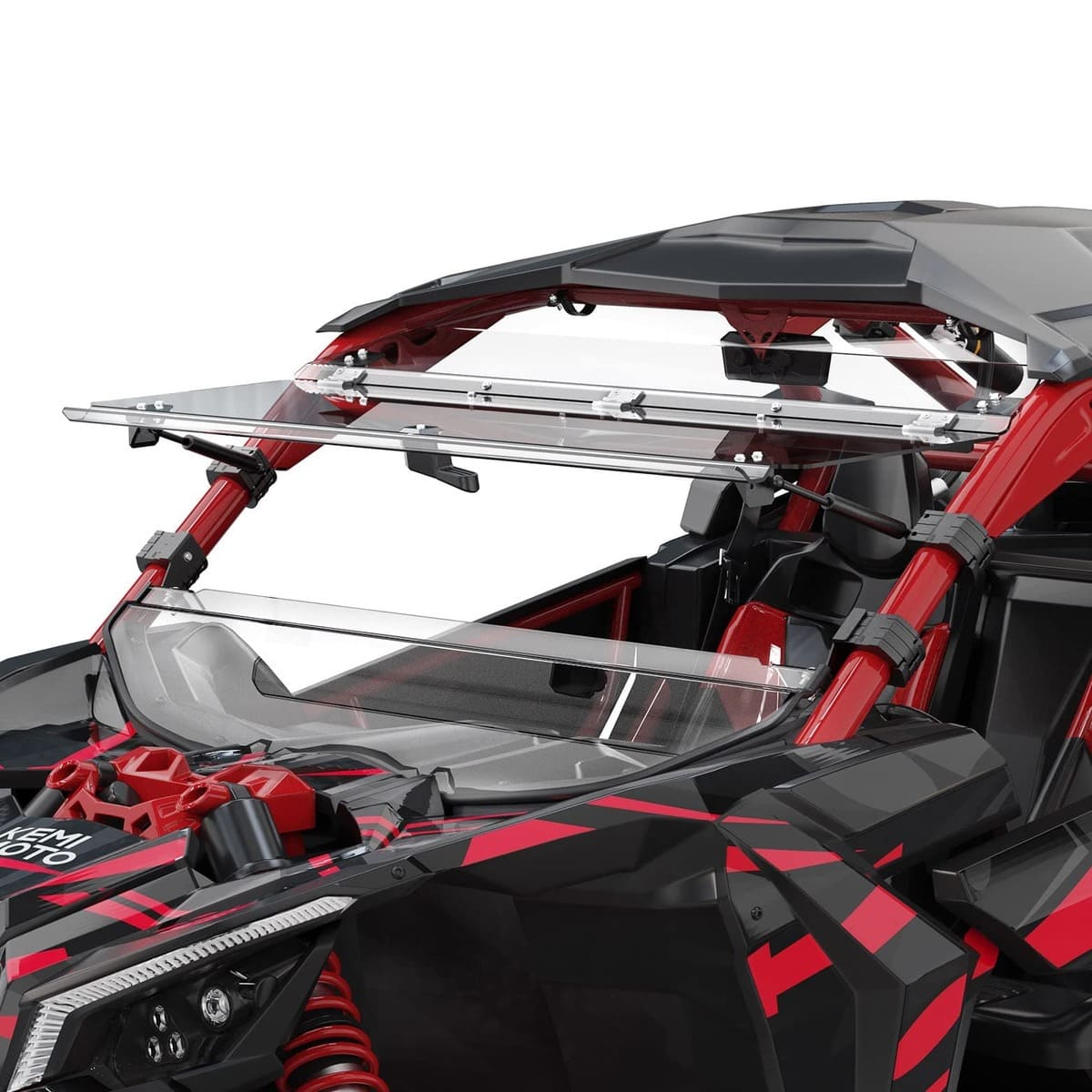 Kemimoto '17+ Can-Am Maverick X3 Flip Windshield & Lower Doors