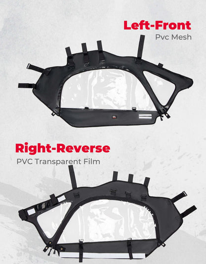 Kemimoto '17+ Can-Am Maverick X3 Flip Windshield & Soft Cab Enclosures