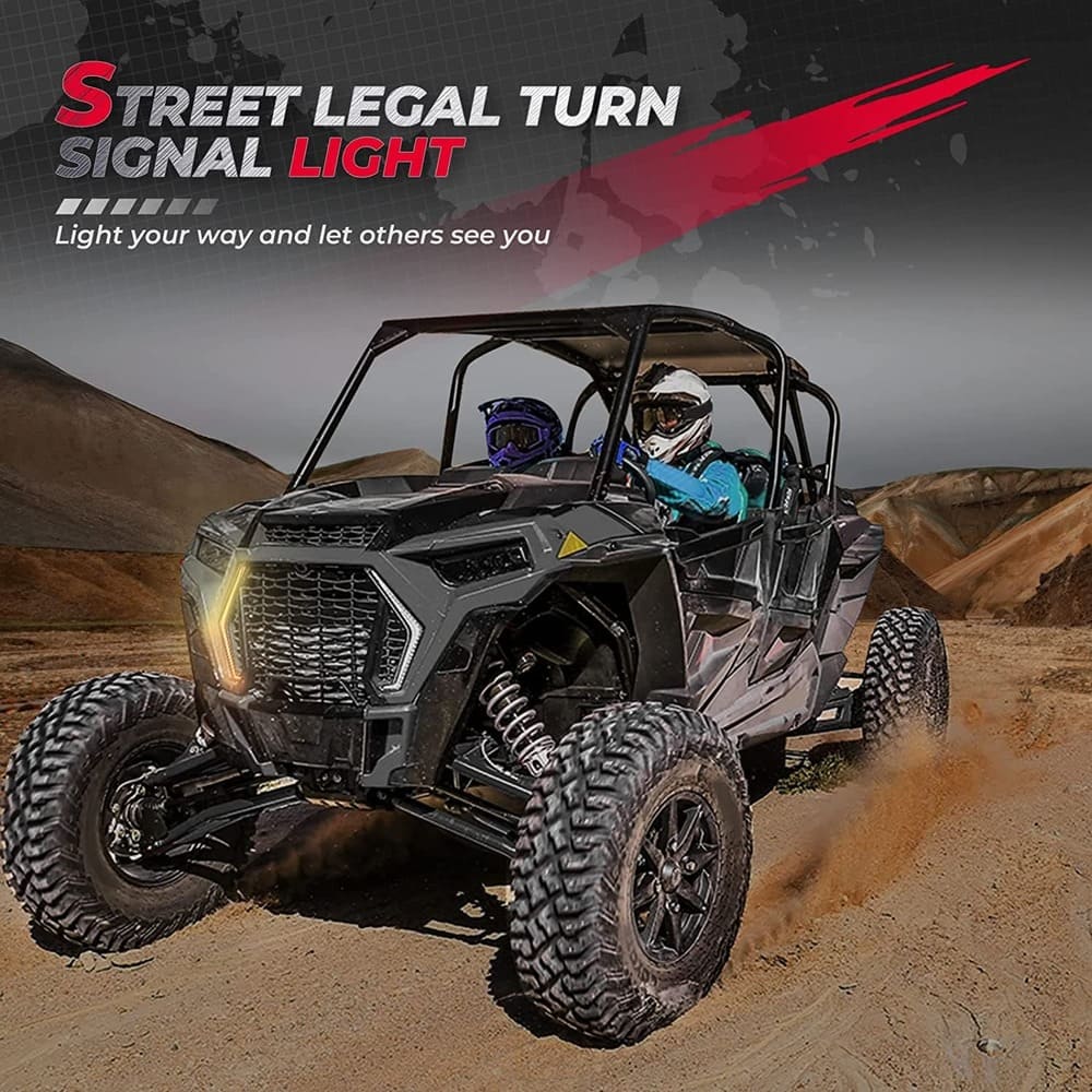 Kemimoto '19-'23 Polaris RZR XP 1000/Turbo RGB Turn Signal Lights